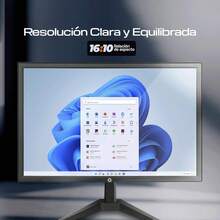Monitor Qian Prolite 19", Panel VA, HD 1440 X 900, 75Hz, 5ms, Negro, /VGA, Ángulo de Visión de 178°°VESA, Compatible con PC/Laptop/ Series S//CCTV/POS QMF-REF19-01 - Ver 6