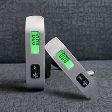 4pcs Luggage Scale, Digital Scale, Portable Scale, Hook Scale, Package Scale, 110.23LB Mini Hanging Scale, Portable Spring Lift Scale, Fishing Scale - Grey - View 12
