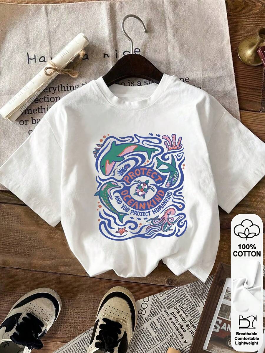 Women T-Shirts - [White] - View 1