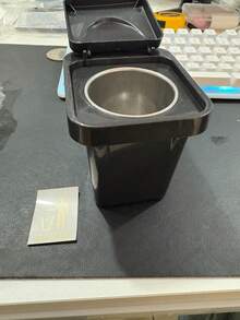1个带盖不锈钢壁挂式烟灰缸，可作悬挂式垃圾桶，创意家居装饰，适用于客厅、卧室、节日礼物、家庭、办公室、浴室、厨房 - 多色 - 查看 11