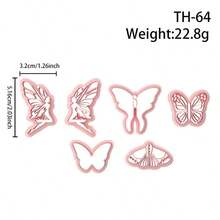 Dreaming Butterfly Polymer Clay Cutter Mold With High Precision Diy Handcrafted Clay Mold Tools, Precision Knife Molds - Craft Supplies - Perfect Gift For Diy Enthusiasts - Butterfly - View 13