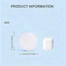 1Pc Round Empty Air Cushion Case, Portable Refillable Makeup Container For BB Cream, Sunscreen & Foundation, Includes Soft Makeup Puff, Leak-Proof & Compact Design, Reusable Cosmetic Storage Box Ideal For Travel, Daily Touch-Ups & DIY Makeup Refills, Essential Beauty Accessory For Women & Girls - Multicolor - View 6