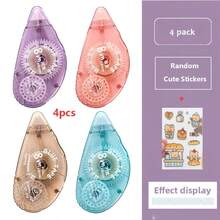 Bộ 1/4 cuộn băng dính trong suốt chấm bi dễ thương, kích thước 8mm*8m, băng dính hai mặt, thích hợp cho làm sổ lưu niệm, đồ thủ công DIY, đồ dùng học tập. - A - Xem 8