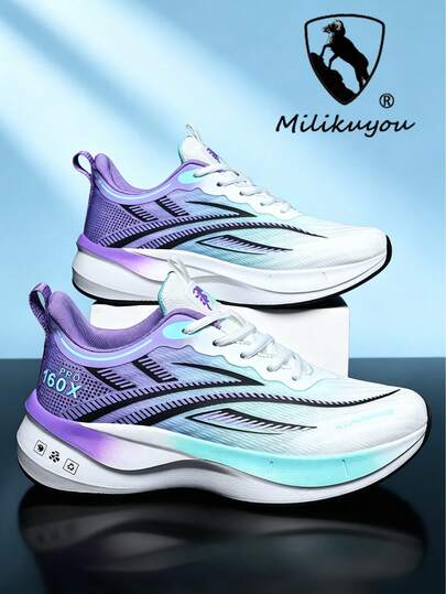 (3k+Sold) Milikuyou Men's Basketball Shoes, Marathon Running Shoes, Casual Sports Shoes, Men's Competitive Basketball Shoes, Men's Sports Shoes, Outdoor Sports Shoes, Road Running Shoes, Fitness Training Shoes, Hiking Shoes, Lightweight, Versatile, Fashionable, Casual Shoes, Popcorn Sole, High Elasticity For Speed Boost, MD+Rubber, Ergonomic Design, Carbon Plate Foot Sensor, Commuter Shoes For Men, Multi-Scenario Suitable, Suitable For Daily Wear, Long-Distance Running, Short-Distance Running, Casual Running, Speed Training, Ideal Gift For Students Or Men, Bright Colors, Size 39-48 (Uneven Hand-Painted Soles, Asymmetrical Patterns)