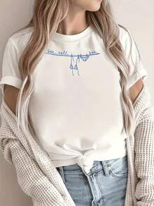 Women T-Shirts - White - View 6