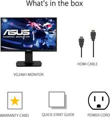 ASUS TUF Gaming 27" 1440P - Monitor para Juegos HDR Curvado (VG27WQ3B) - QHD (2560 x 1440), 180Hz, 0.5ms, Extreme Low Motion Blur, FreeSync, 90% DCI-P3, DisplayWidget, garantía de 3 años - Ver 8