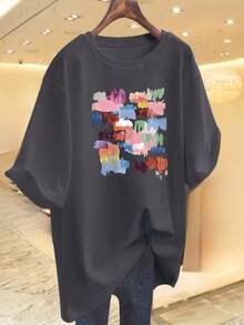 Women T-Shirts - Black - View 5