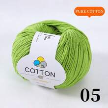 50g/Ball 8-Ply 100% Cotton Yarn, Vibrant Colors, Pill-Resistant, Shrink-Resistant, Suitable For Sweaters, Bags, Cushions And Intimate Wear - Yarn - View 20