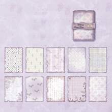30pcs Vintage Plaid Pattern Papers, Floral & Fruit Retro Faded Decoration Materials, Suitable For Various DIY Scrapbooking, Journaling, Holiday Decorations, Scrapbook Supplies - A - View 16