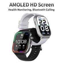 Lenovo Smartwatch, Fitness Tracker mit Herzfrequenzmesser, Vollbildschirm, Bluetooth-Anrufe, ultraleichte Smartwatch für Männer und Frauen - Übersicht 4
