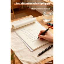 80 Sheets Grid Notebook, Sketchbook, Memo Pad, Graph Paper, Notepad, Squared Paper, Calculation Draft Paper, Sketch Paper, Student Grid Notebook, Art Sketchbook - Rectangle - View 8