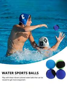 Bouncy Water Ball Skipping Hydro Bounce Balls Waterproof Beach Toys TPR Material Floating Pool Suitable For Men Women Outdoor Water Games Pool Beach And Ocean Fun Beach Essential Accessories Summer Beach Party Fun Outdoor Sports Gift Pool Toys - Multicolor - View 5