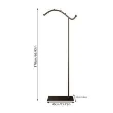 简约奶油色独立式衣架，卧室衣架，节省空间，玄关家居衣物收纳架，外套架 - 彩色 - 查看 12