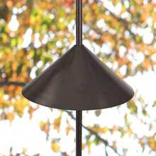 Bird Feeder Bezel, Circular Wall Universal Wild Outdoor Hanging Wrap Squirrel Baffle - A - View 3