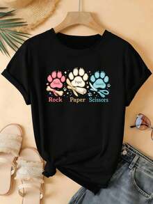 Women T-Shirts - Black - View 2