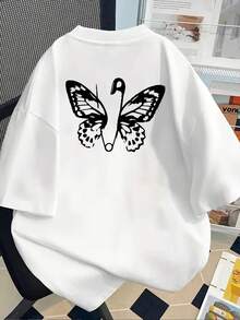 Women T-Shirts - [White] - View 3