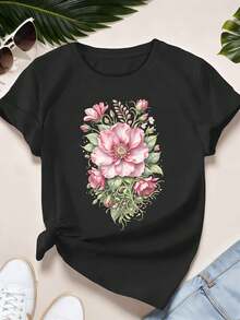 Women T-Shirts - Black - View 2