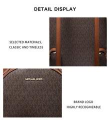Michael Kors Sheila Printed Lady's Backpack 35F3G6HB6B BROWN - Dark Brown 35F3G6HB6B BROWN - View 6