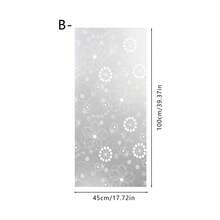1/5 piezas Pegatina para ventana con patrón geométrico estrellado, efecto perlado y esmerilado, película de adsorción electrostática semi-transparente para privacidad, adecuada para puertas de vidrio, accesorios de cocina y decoración del hogar. - Pegatinas para ventanas - Ver 14