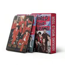 55pcs/Box BT K-POP Fans Merchandise, SKZ Limited Edition Fans Cheering Gifts, Collectible Photo Cards, Stickers, Holiday Gifts - Multicolor - View 6