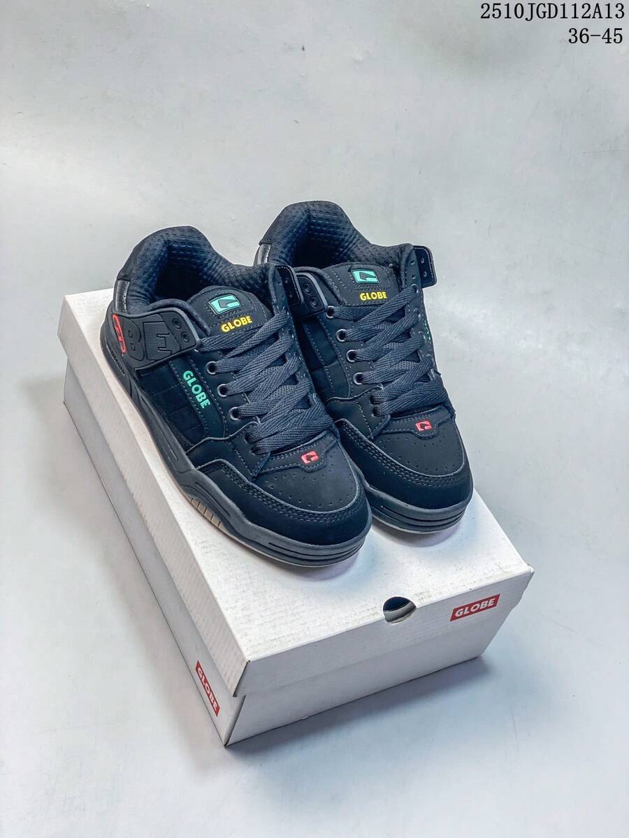 Zapatos de skate 2026 nuevos, zapatos DVS Bread, zapatos de baile callejero - negro naranja - Ver 1