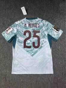 Portugal National Team Soccer Jerseys Bundle, Home/Away/Special Kits With Leao 17 Felix 11, Men's Breathable Football Shirts - 黑色 - 查看 1