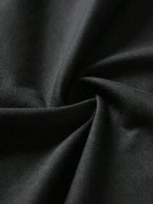 Camicia natalizia da uomo, 1 pezzo, con un pittoresco motivo interno sul davanti e sul retro, stampa digitale fronte-retro, cotone 220 g, stile casual, camicia grafica casual, alla moda - Forward Men, prodotto popolare. - nero - Visualizzare 5
