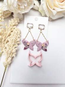 Molde de corte de arcilla polimérica con forma de mariposa de alta precisión, herramienta de molde de arcilla hecha a mano, molde de cuchillo preciso - Suministros de artesanía - Regalo ideal para entusiastas del DIY - Mariposa - Ver 6