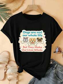 Women T-Shirts - Black - View 2