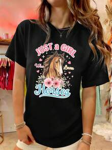 Women T-Shirts - Black - View 1