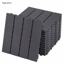 1/11片装。木纹互锁地板砖，30x30厘米，户外露台地板，无需胶水和钉子，防腐防蛀，可重复使用，易于清洁，适用于阳台、门廊、泳池区。木纹互锁露台砖，全天候户外地板，防水防滑露台砖，轻松打造泳池边后院。四季通用互锁露台砖，30x30厘米，耐用防水户外地板，防滑砖，适用于花园、后院、阳台。 - 30*30cm - 查看 13