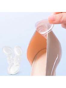 2 miếng lót gót giày bằng silicon mềm mại, thoải mái, chống ma sát. - Trong sáng - Xem 7