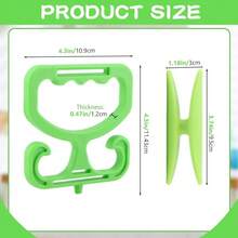 Free Shipping On 1 Piece Of Food Carrying Handle, Household Daily Use Food Bag Holder, Plastic Handle Card Holder, Effortless And Portable Plastic Food Carrying Handle, Shopping Bags, Grocery Bag - B - View 6