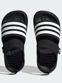 Dép xăng đan Adidas Kids DURAMO SANDAL SL K kiểu dáng thường ngày, có khóa dán. - màu đen - Xem 1
