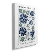 1/3 piezas Conjunto de carteles de lienzo con flores botánicas azules enmarcados/sin marco, arte de pared floral minimalista y abstracto de Hortensia, Azafrán y Clavel para decoración de entrada, pasillo, apartamento, sala de estar, dormitorio, decoración del hogar moderna - A - Ver 4