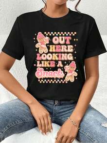 Women T-Shirts - Black - View 1