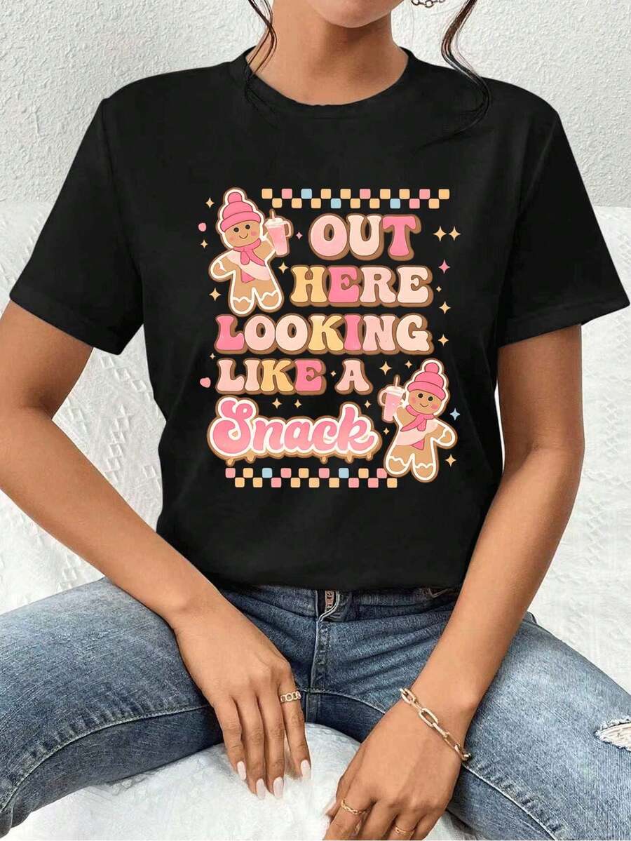Women T-Shirts - Black - View 1