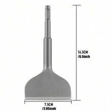 165x75 Mm Fliesenmeißel Mit 25° Biegewinkel – Professioneller Spachtelmeißel Für Alle Bohr- & Schlaghammer, Zum Abtragen Von Fliesen, Estrich & Putz - A - Übersicht 4