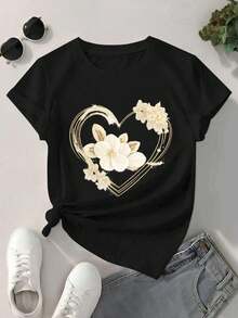 Women T-Shirts - Black - View 2