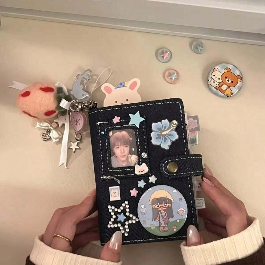 小紅書と同じ紺色カウボーイm 5手帳簿ins小衆復小紅書と同じ紺色カウボーイm 5手帳簿ins小衆復古高容貌値携帯ルーズリーフポケット帳古高容貌値携帯ルーズリーフポケット帳 - AA - チェックする 1