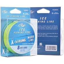 SF X-Strong Monofilament Ice Fishing Line With Spool Mono Line 3/4/6/8LB 330YD/300M Clear/Fluor Green Fishing Wire Freshwater - Blue - View 5