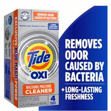 Tide Washing Machine Cleaner With Oxi Powder 4 Count Odor Eliminator Residue Remover Deep Cleaning Tablets - Machine Cleaner - View 5