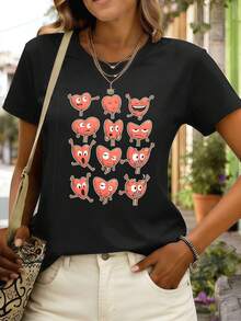 Women T-Shirts - Black - View 1