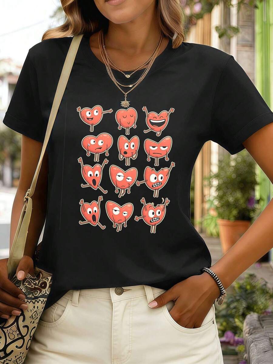 Women T-Shirts - Black - View 1