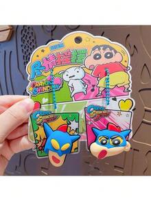 Crayon Shin-Chan Shell Squeeze Toy Charm - Daily Style, Backpack Pendant, Cute Doll, Stress Relief, - Multicolor - View 3