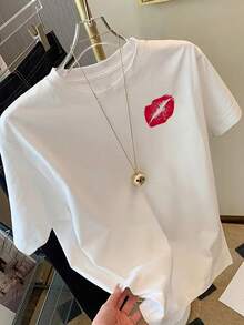 Women T-Shirts - [White] - View 3