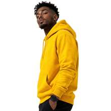 Relaxed Kangaroo Hoodie Sweatshirt, Soft And Warm - Yellow - View 2