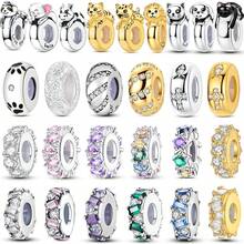 1 Pc Sliver Plated Lovely Cat Dog Tiger Lion Versatile Spacer Bead Charm Fit Bracelet For Diy Jewelry Making, Ideal Choice For Women Jewelry Gift - Gold Or Silver - View 1