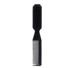 3/1pc - Double-Sided Styling Comb, 2-In-1 Hair Brush For Baby & Kids, Suitable For Hairstyling, Quick Hair Cleaning, And Soft Neck Dusting - Multicolor - View 10