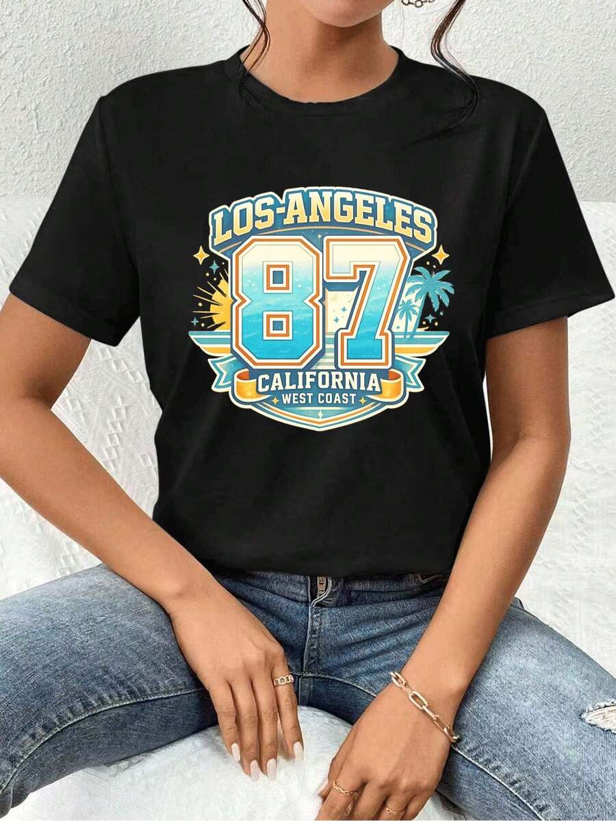 Women T-Shirts - Black - View 1